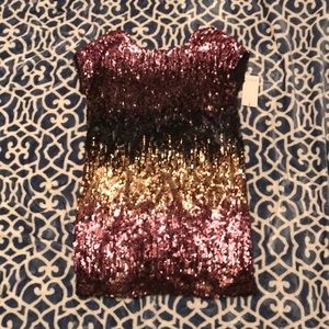 Sparkly mini dress